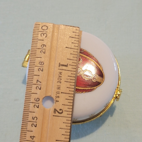 VINTAGE ROMANOV HINGED TRINKET BOX WITH LID. - Picture 5 of 6